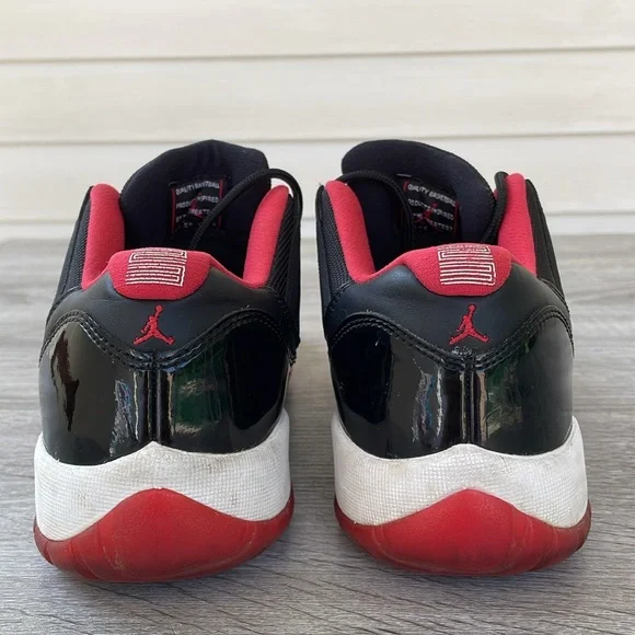 Air Jordan 11 Retro Low Bred Size 7Y NBA Basketball - Picture 4 of 11